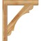 Ekena Millwork Olympic Block Rough Sawn Bracket w/ Offset Brace, Western Red Cedar, 6"W x 30"D x 34"H BKT0604X30X34OLY05RWR - alternate 2